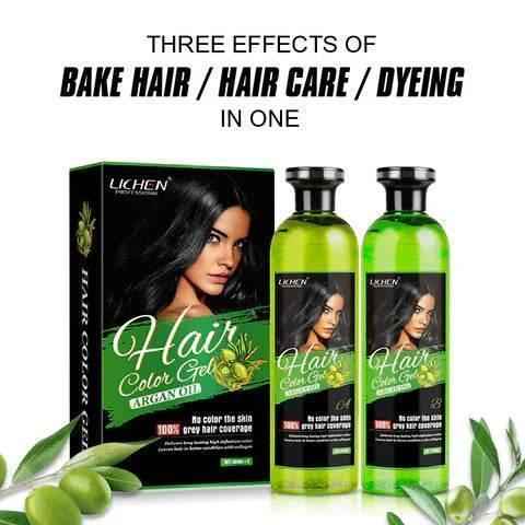 (500 ML) Lichen Hair Color Gel with Argan Oil