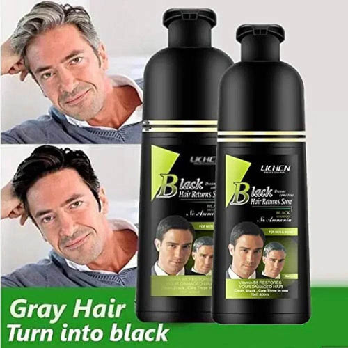 (200ml) Lichen Hair Color Shampoo For Men and Women - SMWSHOP