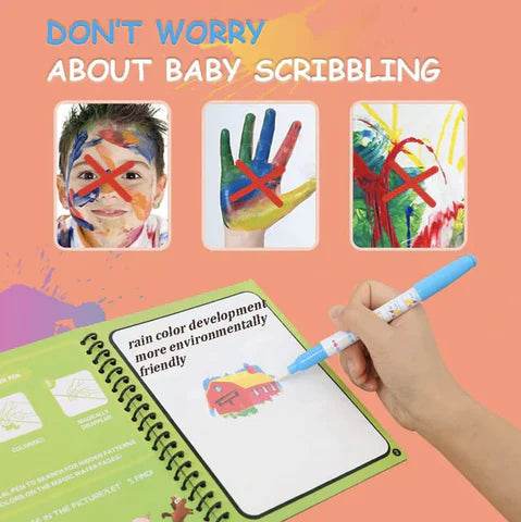 Magic Water Drawing Book + Reusable Doodle Pen - SMWSHOP