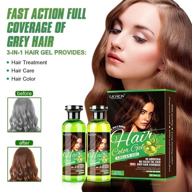 Lichen Hair Color Gel with Argan Oil (500 ML) - SMWSHOP