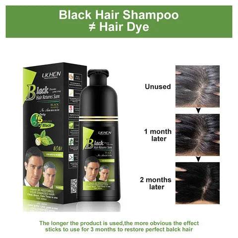 (200ml) Lichen Hair Color Shampoo For Men and Women - SMWSHOP