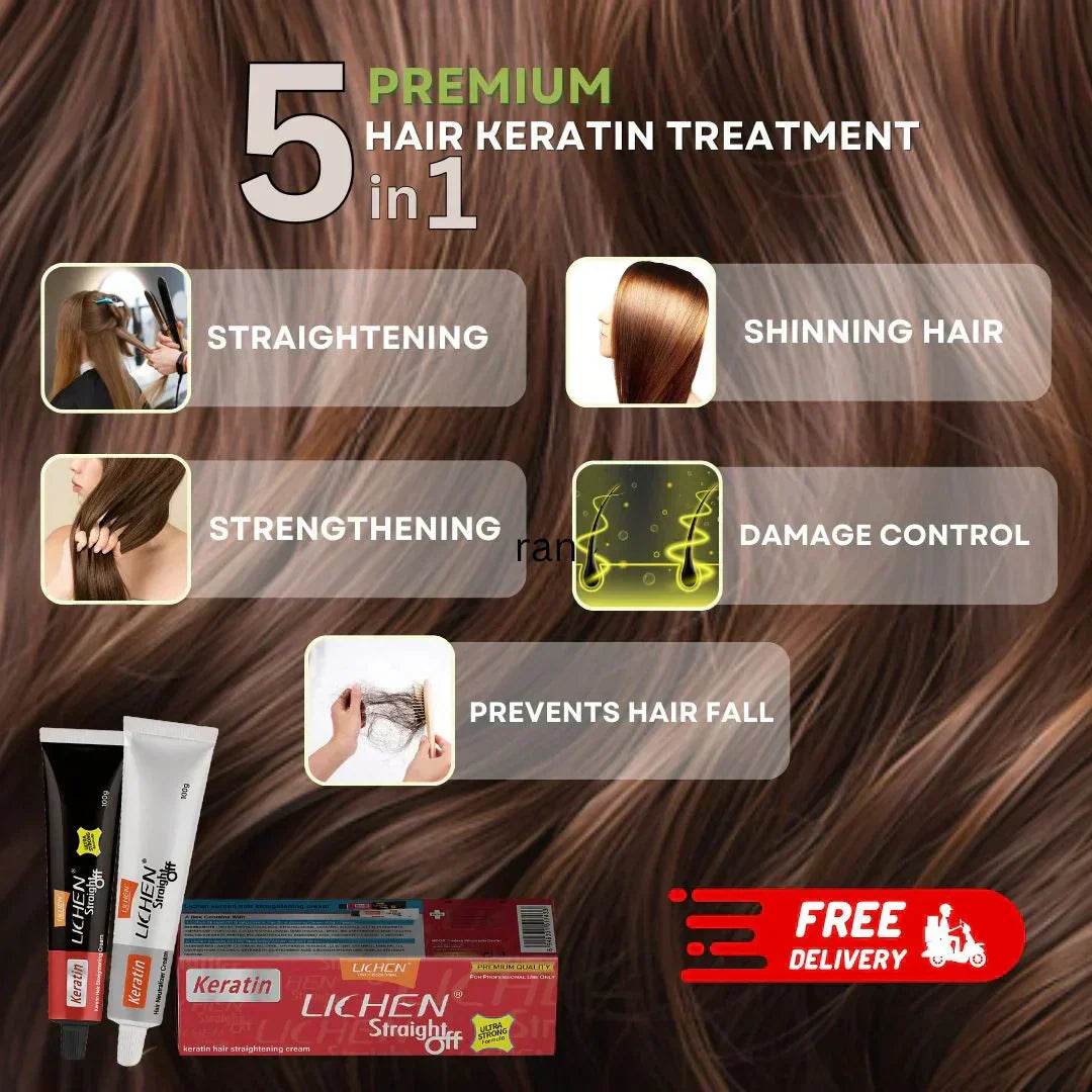 Lichen Hair Keratin Straight Off (Imported) - SMWSHOP